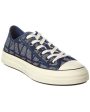 Valentino Vlogo Toile Iconographe Canvas & Leather Sneaker Cheap