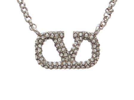 Valentino Vlogo Signature Pendant Necklace Fashion