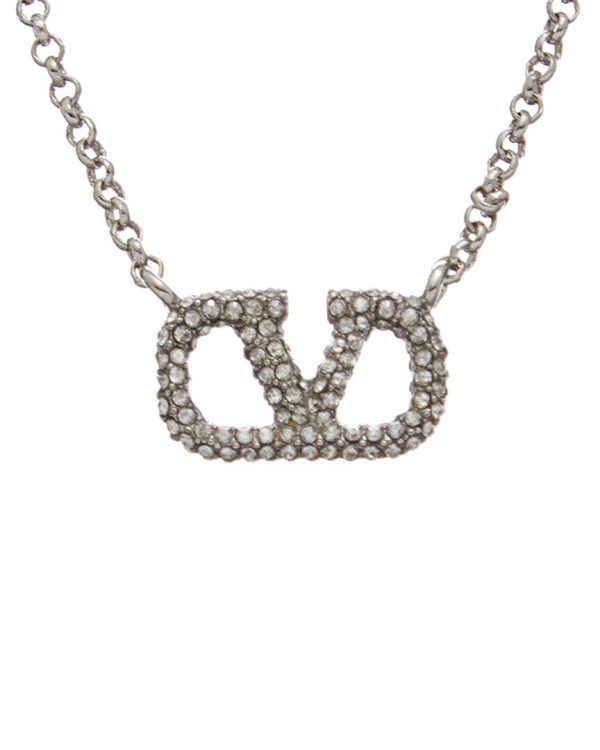 Valentino Vlogo Signature Pendant Necklace Fashion