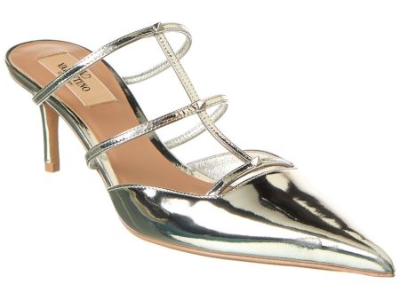 Valentino Rockstud Wispy 60 Leather Mule Cheap