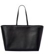 Valentino Rockstud Large Grainy Leather Shopper Tote Discount