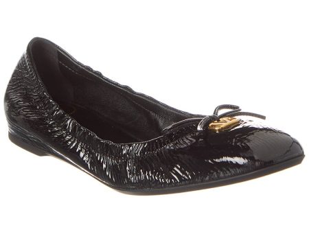 Valentino Vlogo Signature Patent Flat Online Hot Sale