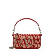 Valentino VLogo Plaque Foldover Top Shoulder Bag Online