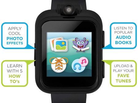 PlayZoom 2 Kids Smartwatch & Earbuds Set: Solid Black Online