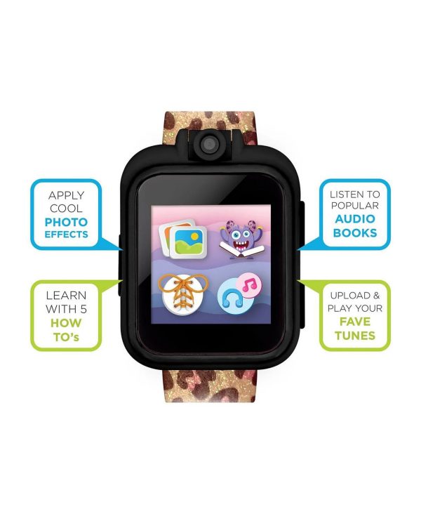 PlayZoom 2 Kids Smartwatch & Earbuds Set: Leopard Print For Cheap