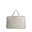 Valentino Garavani V Logo Signature Crochet Raffia Tote Bag Sale