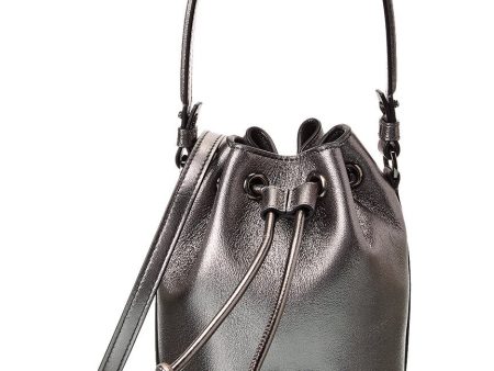 Valentino Vlogo Signature Mini Leather Bucket Bag on Sale