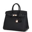 Hermes Birkin 25 Caban Togo Rose Gold Hardware Hot on Sale