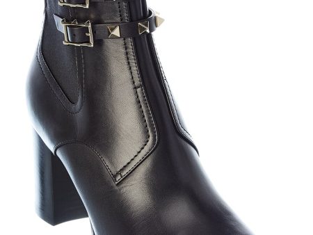 Valentino Rockstud 70 Leather Bootie Fashion