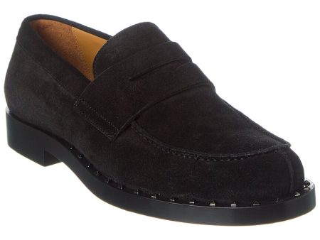 Valentino Suede Loafer Hot on Sale