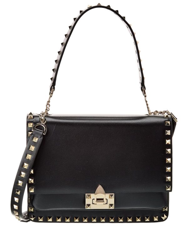 Valentino Rockstud Patent Shoulder Bag ( ) Sale