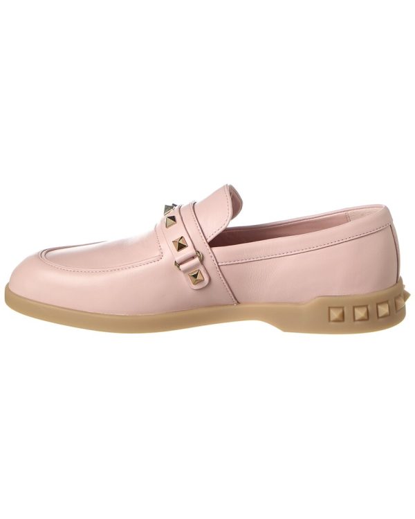 Valentino Leisure Flows Split Leather Loafer Online Sale