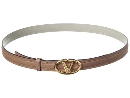 Valentino Vlogo Signature 20Mm Leather Belt Fashion