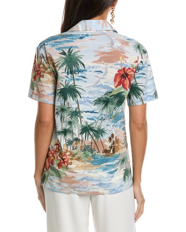 Valentino Hawaiian Print Shirt For Sale