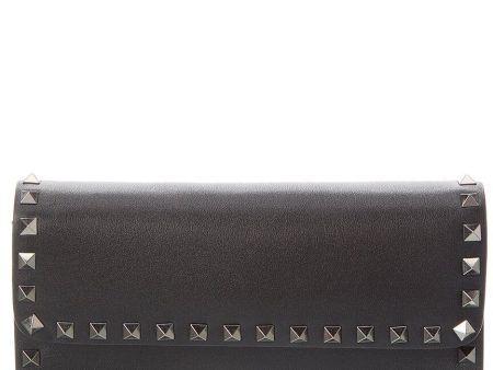 Valentino Rockstud Leather Wallet On Chain Online