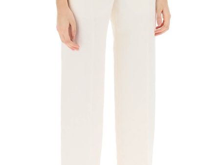 Valentino Garavani Toile Iconographe Pants In Crepe Couture For Discount