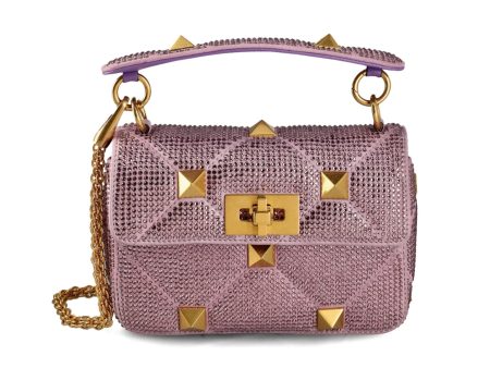 Valentino Garavani Roman Stud Chain-Linked Medium Shoulder Bag Online