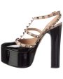 Valentino Rockstud 155 Patent Platform Pump Online Sale