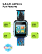 PlayZoom 2 Kids Smartwatch & Earbuds Set: Blue Racing Flames on Sale