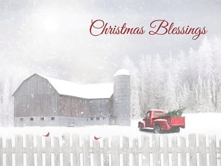 LD1858 - Christmas Blessings with Truck - 18x12 For Cheap