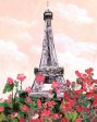 DOG183 - Flower Tower - 12x16 Discount